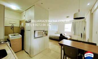 Imagem 2: Apartamento à venda no Espinheiro, Recife-PE: 1 quarto, 1 sala, 1 banheiro, 33,53m² - EDIF