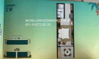 Imagem 5: BEACH CLASS WAVE: Apartamento à venda em Praia dos Carneiros com 1 quarto, 1 banheiro, 1 v