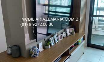 Imagem 2: Apartamento de 3 quartos no Rosarinho, Recife-PE: 1 suíte, 2 salas, 3 banheiros, 2 vagas d