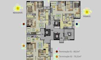Imagem 3: Apartamento à venda em Recife-PE: 3 quartos, 1 suíte, 2 salas, 1 vaga de garagem, 83,55 m²