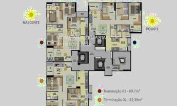 Imagem 4: Apartamento à venda em Recife-PE: 3 quartos, 1 suíte, 2 salas, 1 vaga de garagem, 83,55 m²