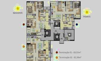 Imagem 5: Apartamento à venda em Recife-PE: 3 quartos, 1 suíte, 2 salas, 1 vaga de garagem, 83,55 m²
