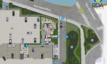 Imagem 7: Lançamento em região central com 3 tipos de plantas studio, 2 suites e com 3 dormitórios