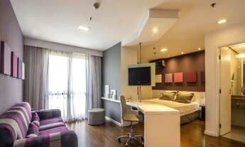 Imagem: 1 dormitório, 1 banheiros, 1 vaga na garagem