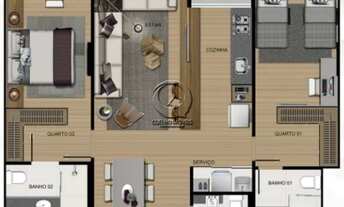 Imagem: APARTAMENTO 2 SUÍTES COM LAVABO E DEPOSITO