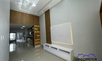 Imagem 3: Casa de 3 suítes com piscina e churrasqueira a carvão no Parque Amazônia Mobiliada