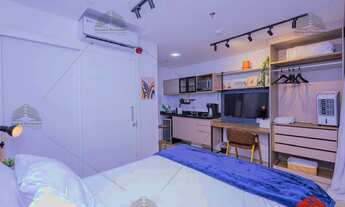 Imagem 3: Studio de 21 m² a venda no Paraíso, com 1 dormitório, 1 banheiro, lavanderia, área de serv