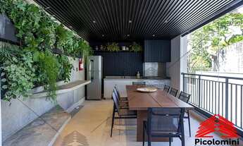 Imagem 4: Apartamento no Brooklin com 2 suítes, varanda grill envidraçada, cozinha americana, sala 2