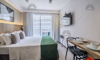 Imagem 3: Studio Moderno no Centro de São Paulo, mobiliado, com 1 dormitório, varanda, banheiro, co