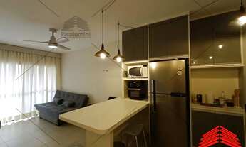 Imagem 2: Flat Jardim Paulista metrô Brigadeiro, com 43 metros, 1 quarto, sala 2 ambientes, Varanda