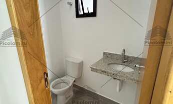 Imagem 7: Sobrado novo em condomínio com 03 quartos e 01suítes no Parque São Lucas, SP acabamento de