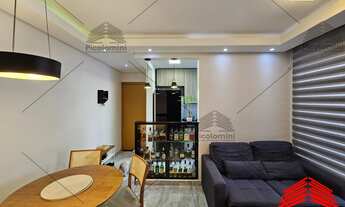 Imagem 3: Apartamento, 57 m², Anália Park, 02 quartos, 01 suíte, sala integrada com a varada envidra