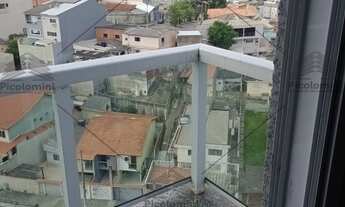 Imagem 4: Apartamento à venda com 2 quartos e 1 suíte em Santo André-SP: 56m², sala, 2 banheiros e 1