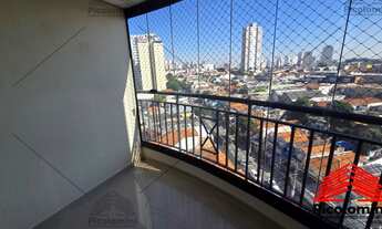 Imagem 4: Apartamento á venda Mooca 3 dormitórios sendo 1 suíte com armários, andar alto, sacada env