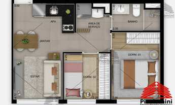 Imagem 6: Apartamento Novo Mooca - Construtora Diálogo - Madre 914 - andar alto - 2 dormitórios - em