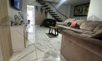 Imagem 6: Sobrado à venda na Vila Campestre de 200² área construída com piscina, 3 quartos sendo 1 s