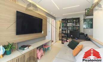 Imagem 3: Apartamento à venda,47 m²,02 quartos,sala 02 ambientes com varanda gourmet,cozinha america