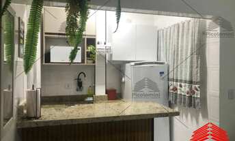 Imagem 4: Apartamento à venda em Praia Grande Mobiliado em frente ao mar com 1 quarto, sala com cozi