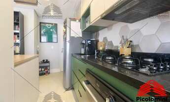 Imagem 6: Apartamento à venda,47 m²,02 quartos,sala 02 ambientes com varanda gourmet,cozinha america