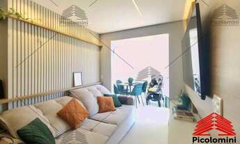 Imagem 4: Apartamento à venda,47 m²,02 quartos,sala 02 ambientes com varanda gourmet,cozinha america