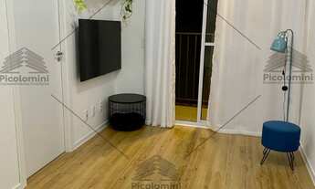 Imagem 5: Apartamento à venda no Cambuci, 40m², 2 quartos, sala 2 ambientes com sacada, cozinha amer