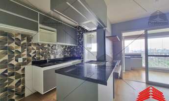 Imagem 4: Apto Tatuapé, varanda Grill, 2 dormitórios 1 suíte, sala, cozinha americana, varanda grill