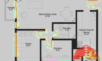 Imagem 7: Apartamento para venda possui 63 metros quadrados com 2 quartos na Mooca - São Paulo
