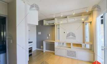 Imagem 2: Apartamento à venda com 33 m2, novo, 1 dormitório , varanda gourmet, 1 vaga móveis planej