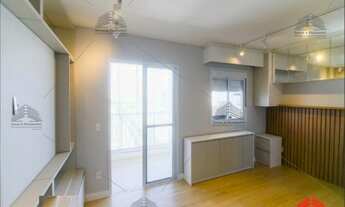 Imagem 4: Apartamento à venda com 33 m2, novo, 1 dormitório , varanda gourmet, 1 vaga móveis planej