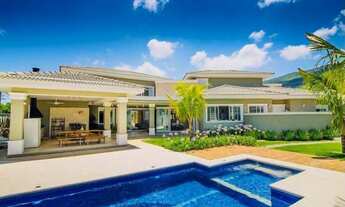 Imagem 1: Casa nova térrea no Condomínio Flamboyant com 4 suítes piscina área gourmet em Atibaia SP