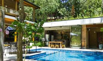 Imagem: Casa nova estilo rústico e moderno no Condomínio