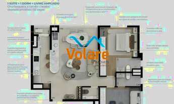 Imagem 3: Apartamento à venda na Vila Yara, Osasco-SP: 3 quartos, 1 suíte, 2 salas, 2 banheiros, 2 v