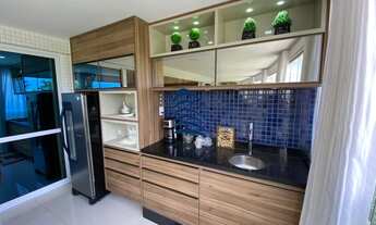 Imagem 7: Apartamento amplo com 200m, vista mar, varanda gourmet fechada com cortina de vidro, andar