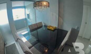 Imagem 7: Apartamento locação anual, mobiliado, 02 dormitórios, sacada com churrasqueira, 01 vaga de