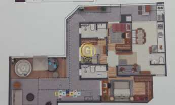 Imagem 2: Apartamento com 3 quartos à venda em Jardim Satélite, São José dos Campos -SP Edifício Won