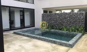 Imagem: Casa em condominio, villa branca, sunset