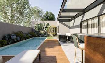 Imagem 4: Casa de luxo em em construção em condomínio: 3 suítes, salas de estar e jantar e cozinha i