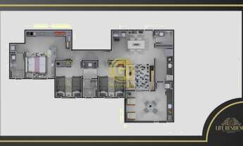 Imagem 4: Imóvel de Luxo: Apartamento 3 suítes, 2 salas, 4 banheiros, 2 vagas no Urbanova, São José