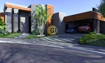 Imagem 1: Casa de luxo em em construção em condomínio: 3 suítes, salas de estar e jantar e cozinha i