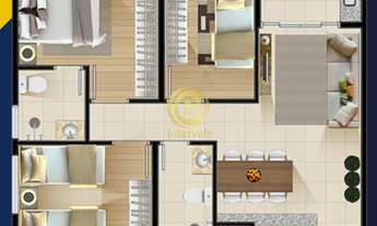 Imagem 6: EXCELENTE OPORTUNIDADE, APARTAMENTO COMPLETO À VENDA NO CONDOMINO VERANO HOME RESORT