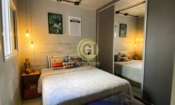 Imagem 6: Apartamento mobiliado 2 quartos sendo 1 suíte, com sacada gourmet condomínio club Jacareí