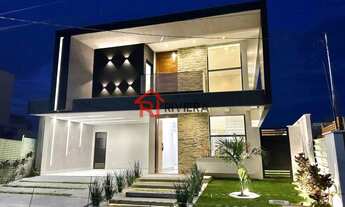 Imagem 2: Luxuosa casa à venda em Paço do Lumiar-MA, no bairro Araçagi, com 4 quartos, 4 suítes, 2 s