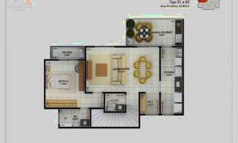 Imagem 1: Cobertura duplex no Ed. Varandas do Marco - 130m², 03 suítes, 02 vagas, jacuzzi, deck sola