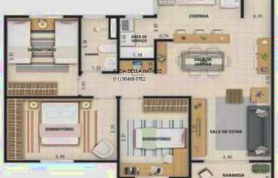 Imagem 16: Apartamento Desocupado com 3 dormitórios no Residencial Jardim Conquista