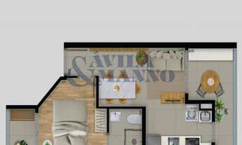 Imagem 3: Apartamento na Mooca, São Paulo-SP 1 quarto, 1 banheiro Condomínio completo com portaria