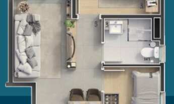 Imagem: Apartamento 2 quartos na Mooca