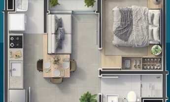 Imagem: Apartamento 1 quarto na Mooca