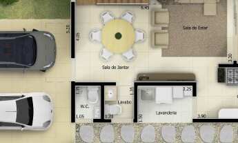 Imagem 7: Ótima Casa Sobrado em Cond. Bellagio Residences, Construtora PLANETA- 139 m², 3 quartos (1