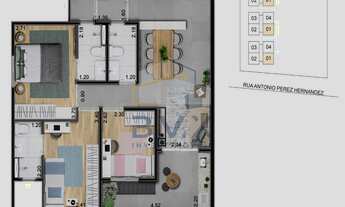 Imagem 4: Lindo Lançamento, MAISON, Construtora VISCONDE, apartamento 76 m², 3 dormitórios (2 suítes