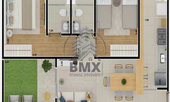 Imagem 3: Lançamento-VILA ZAMORA, Lindo Apartamento, 61 m², 2 dorm.(1 suíte), varanda, super lazer